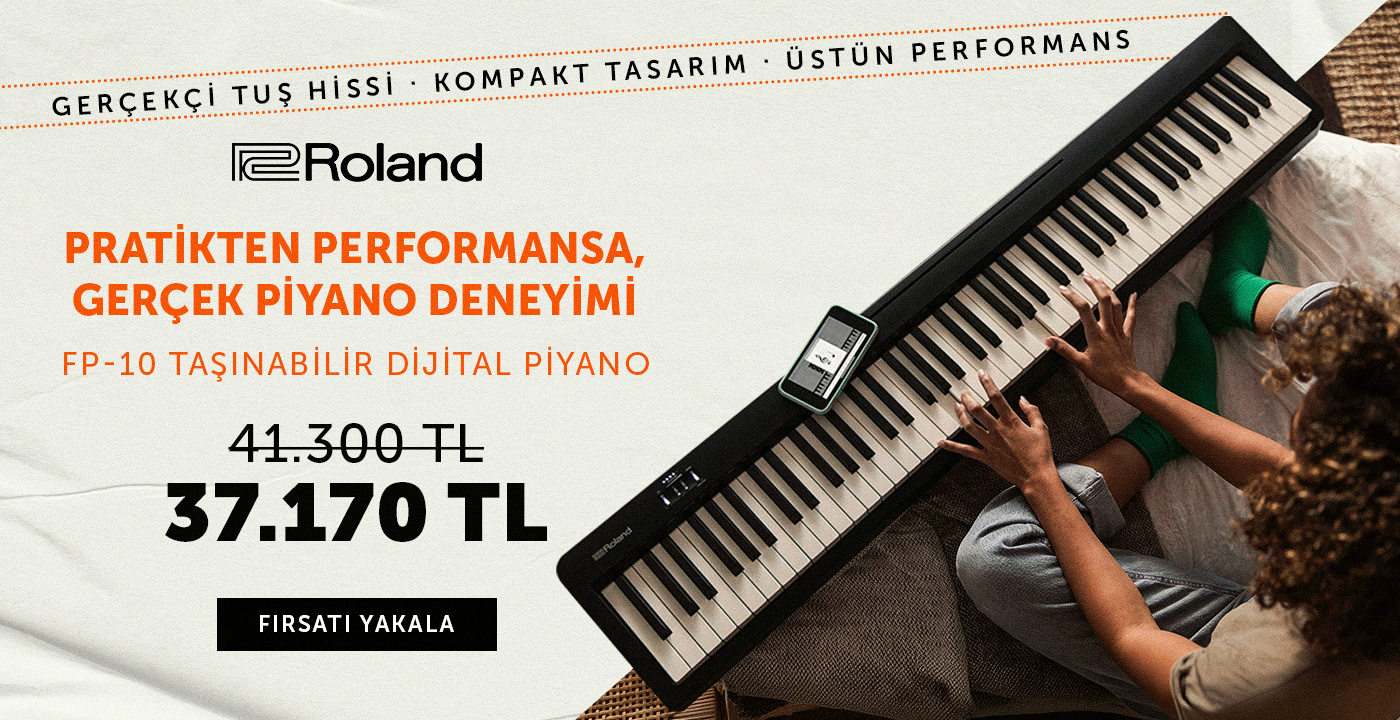 Roland FP-10 Taşınabilir Dijital Piyano'da Kaçmaz Fırsat